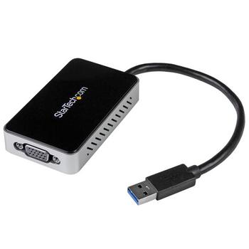 STARTECH USB 3 TO VGA EXTERNAL GRAPHICS ADAPTER WITH 1-PORT USB HUB CABL (USB32VGAEH)