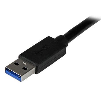 STARTECH USB 3 TO VGA EXTERNAL GRAPHICS ADAPTER WITH 1-PORT USB HUB CABL (USB32VGAEH $DEL)
