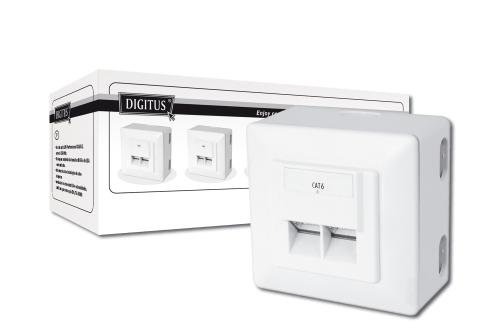 DIGITUS CAT 6, WALL OUTLET (DN-9006/B5-N)
