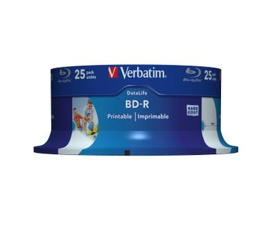 VERBATIM BD-R SL DATALIFE 25GB 6X (43811)