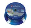 VERBATIM BD-R SL 25GB 6X 25PK DATALIFE HTL WIDE PRINTABL NO ID SUPL (43811)