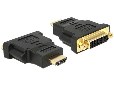 DELOCK HDMI Adapter HDMI A -> DVI(24+5) St/Bu (65467)