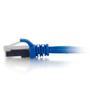 C2G Cbl/0.3m CAT6A Shielded Patch Cable Blue (89926)