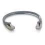 C2G Cbl/0.3m CAT6A Shielded Patch Cable Grey (89921)