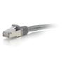 C2G Cbl/0.3m CAT6A Shielded Patch Cable Grey (89921)