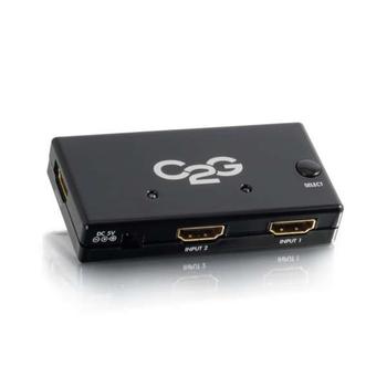 C2G G 2-Port HDMI Auto Switch - Video/ audio switch - 2 x HDMI - desktop (89050)