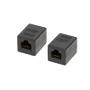 LOGILINK Patchkabelverbinder 1:1 2x RJ45 Cat.6 UTP, schwarz