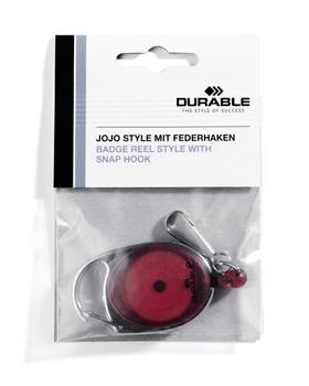 DURABLE Utdragbar jojo STYLE röd (832703)