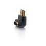 C2G G 90° Down Adapter - HDMI adapter - HDMI male to HDMI female - black - 90° connector (80562)
