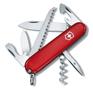 VICTORINOX V-1.36 13 Camper Taschenmesser, Holzgriff, rot