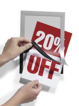 DURABLE Inforahmen Duraframe A5 selbstklebend 10 St silber (488123)