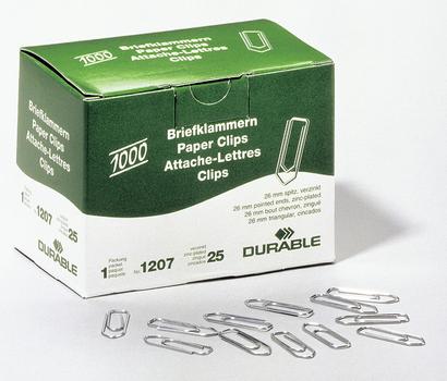 DURABLE 1207-25 Paper Clip Zinc Steel (120725)