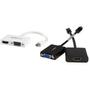STARTECH Travel A/V Adapter: 2-in-1 Mini DisplayPort to HDMI or VGA Converter -White	 (MDP2HDVGAW)