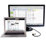 StarTech Mini DisplayPort to HDMI and VGA Adapter - Mini DisplayPort Multiport Hub for Your HDMI or VGA Monitor / Display (MDP2HDVGAW) - videokonverter - hvit (MDP2HDVGAW)