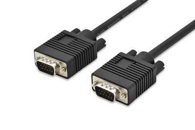 ASSMANN Electronic VGA Monitor Connection Cable HD15 M/M 1.8m. 3Coa Factory Sealed (AK-310103-018-S)