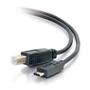 C2G 2m USB 2.0 USB Type C to USB B Cable M/M - USB C Cable Black - USB-kabel - USB typ B (hane) till 24 pin USB-C (hane) - USB 2.0 - 2 m - svart (88859)