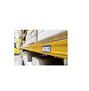 DURABLE magnetische Etikettentasche 100x38mm 50er Pck blau (174107)