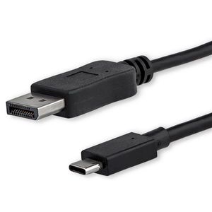 STARTECH USB-C to DisplayPort Adapter Cable - 1m - 4K at 60 Hz	 (CDP2DPMM1MB)