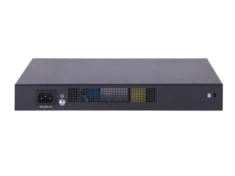 Hewlett Packard Enterprise HPE FlexNetwork MSR958 PoE - Router 8-ports-switch - 1GbE - WAN-portar: 2 - rackmonterbar (JH301A#ABB)