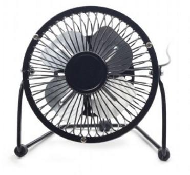 GEMBIRD USB desktop fan 4'', black (NF-03)