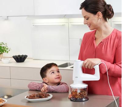 Braun MultiMix 3 HM 3135 WH - håndmikser - hvit/grå demo (0X22211009-Demo)