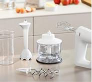 Braun MultiMix 3 HM 3135 WH - håndmikser - hvit/grå demo (0X22211009-Demo)