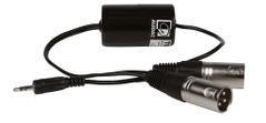 AUDAC Audac TR2080, Skilletrafo Passiv 3,5mm Jack - 2x XLR han