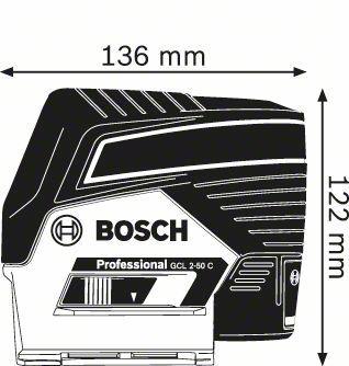 BOSCH GCL 2-50 C + RM2 + AA1 Combi Laser (0601066G00)