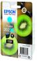 EPSON n Ink Cartridges,  Claria" Premium Ink, 202XL, Kiwi, Singlepack,  1 x 8.5ml Cyan, High, XL (C13T02H24010)
