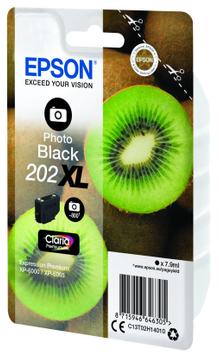 Epson 202XL - XL - fotosort - original - blekkpatron (C13T02H14020)