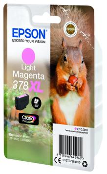 Epson 378XL - XL - lys magenta - original - blekkpatron (C13T37964010)