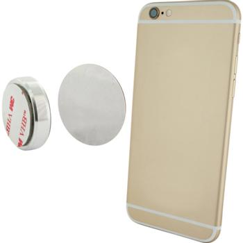 SCHWAIGER SET Magnethalterungen,  6-teilig, Aluminium  silber (LHSET1 511)