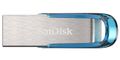 SANDISK Ultra Flair 64GB USB 3.0 Tropical Blue and Silver Capless Flash Drive 150 Mbs Read Speed (SDCZ73-064G-G46B)