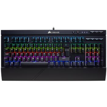 CORSAIR K68 RGB Mechanical Gaming Keybaord Backlit RGB LED Cherry MX Red Dust and Spill Resistance Nordic (CH-9102010-ND)