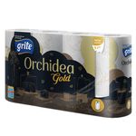 Køkkenrulle Grite Orchidea Gold 3-lags 13,86m Hvid Sæk/7x4