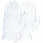 Interlock bomuldshand STR. 10 hvid