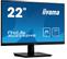 IIYAMA Monitor Iiyama XU2292HS-B1 21,5inch, IPS, Full HD, HDMI/DP, speakers