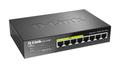D-LINK 8-port 10/ 100/ 1000 Desktop Switch (DGS-1008P)