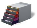 DURABLE Skuffekabinet Durable Varicolor A4 5 skuffer