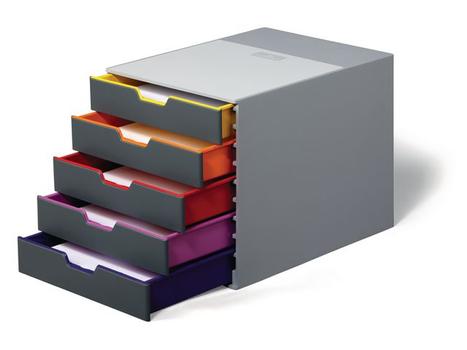 DURABLE Skuffekabinet Durable Varicolor A4 5 skuffer (7605-27)