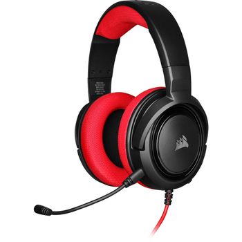 CORSAIR HS35 Stereo Gaming Headset, Red (CA-9011198-EU)