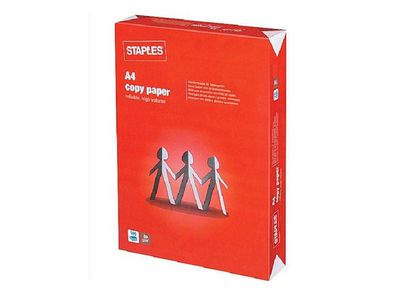 STAPLES Kopipapir STAPLES Copy A4 80g 500/pk. (3414656*5)