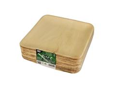 PAPSTAR Tallerken PURE palme 25,5x25,5cm (25)