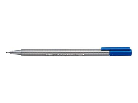 STAEDTLER Fiberpenn STAEDTLER Triplus 0,3mm blå (334-3*10#DBL)