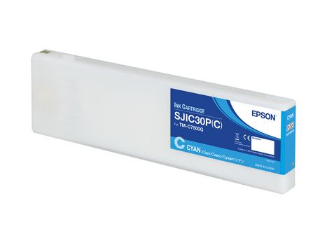 EPSON SJIC30P(C) INK CARTRIDGE CYAN COLORWORKS C7500G SUPL (C33S020640)