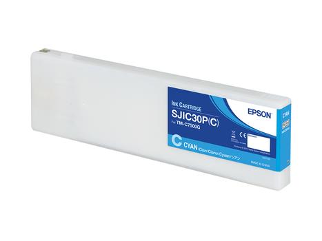 EPSON SJIC30P(C) INK CARTRIDGE CYAN COLORWORKS C7500G SUPL (C33S020640)