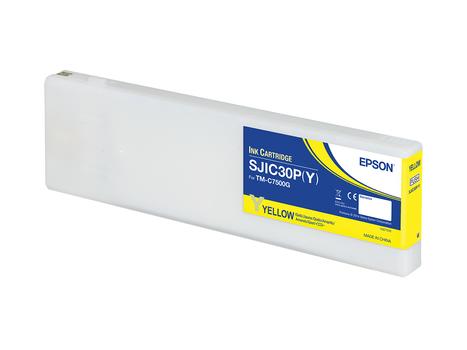 EPSON SJIC30P(Y) INK CARTRIDGE YLLW COLORWORKS C7500G SUPL (C33S020642)