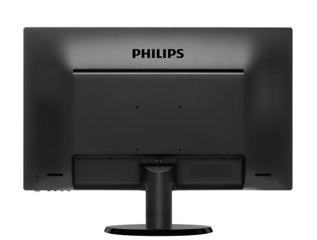 PHILIPS V-line 243V5LHAB - LED-skärm - 23.6" - 1920 x 1080 FullHD - 250 cd/m2 - 1000:1 - 10000000:1 (dynamisk) - 5 ms - HDMI, DVI-D, VGA - högtalare - svart med struktur, svart hårfäste (243V5LHAB/00)