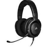 Corsair Gaming HS35 - Hodesett - full størrelse - kablet - 3,5 mm jakk - karbon (CA-9011195-EU)