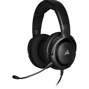 Corsair Gaming HS35 - Hodesett - full størrelse - kablet - 3,5 mm jakk - karbon